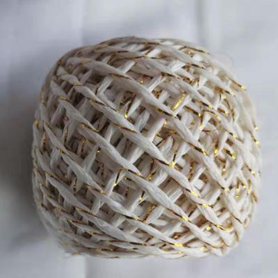 PAPER ROPE WITH GOLD WIRE